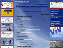 Tablet Screenshot of hochseilgarten.de