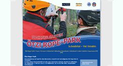 Desktop Screenshot of hochseilgarten.bz